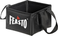 Collapsible Water Bucket for Grill Brush Cleaning & Soaking, Foldable Square Dunk Tank for Steam Grills, Multi-Use Indoor & Outdoor (Bucket Only, No Brush Included), Black
