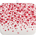 Valentines Dish Drying Mat Pink Red Love Hearts Valentine Drying Mats for Kitchen Counter Absorbent Microfiber Reversible Dish Draining Mat Medium Dishes Pad 16 X 18 Inch