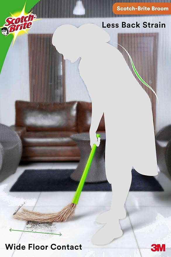 Scotch-Brite No-Dust Fiber Broom