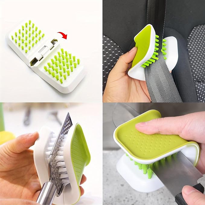 Detailing brush set, Double-Sided Car Seat Belt Cleaning Brush, Car drying towel,Non-Slip Exterior&Interior detailing brushes, detailing brush kit,car cleaning brush for Air Vent, Dashboard, Leather