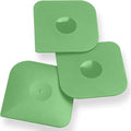 Plastic Pan Dish Pot Food Kitchen Scraper Tool Set, 3 pcs Nylon Plastic Cast Iron Skillet Cleaner Scrubber Scrapper, Kitchen Scraper Non-Scratch (Green)
