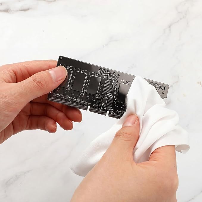 100 Pcs Cleanroom Cloth Wipes Microfiber Lint Free Cloth Disposable Clean Cloths Laser Sealed Edge for Lab Semiconductor Industries and Printing (9 x 9 Inches)