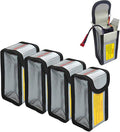 4pcs Lipo Battery Fireproof Explosion proof Bag Storage Guard Safe Pouch 125mm