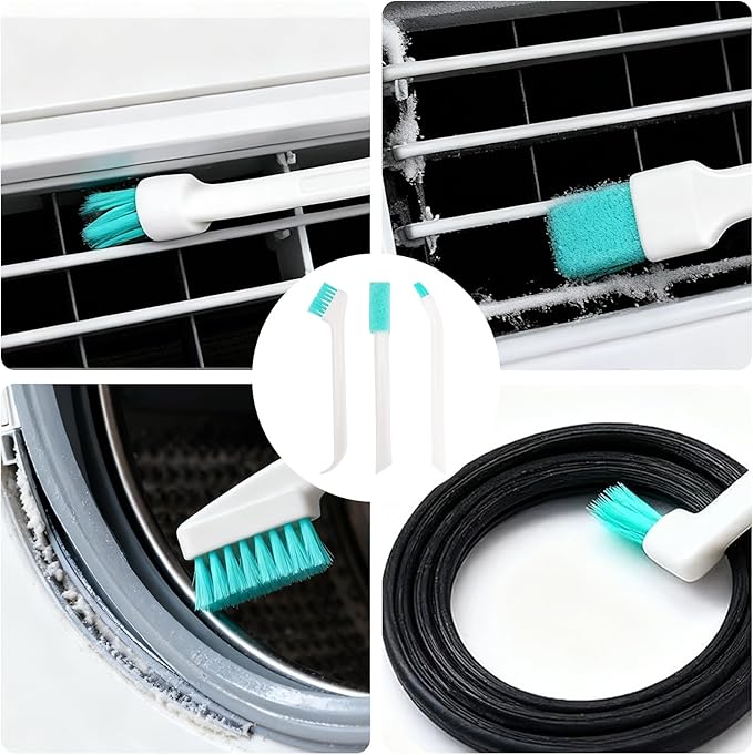11Pcs Fan Cleaner Brush Set,Fan Cleaning Brush Cobweb Duster,Bendable Cobweb Dust Cleaner