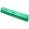 SPARTA 41890EC09 Omni Sweep Plastic Push Broom Head, Heavy Duty, Industrial Broom With Color Code System For Outdoor, Indoor, Garage, Concrete, Patio, Kitchen, Bathroom, 18 Inches, Green