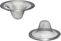 2.215" Top Diameter, 1.0" Basket Small Bathroom Sink Strainer, Little Drain Mesh, Utility, Slop, Laundry, RV and Lavatory Sink Drain Strainer Hair Catcher. Stainless Steel.