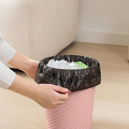 Trash Can - Small Waste basketbin - 1.8 Gallon- for Office,Home,Bathroom,Kitchen - Pink