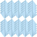 Frienda 50 Pcs Microfiber Cleaning Cloth for Glasses 6x7 Inch Lens Eyeglasses Cleaning Cloth Sunglasses Electronics Glasses Optical Cleaner Wipes Bulk for Camera Lens Eyeglass Screen(Blue)