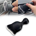 Car Interior Detailing Brush, Ultra Soft Non-Scratch Dust Brush, Car Interior Cleaning Tool for Cleaning Panels, Air Vent, Leather (Black & White)