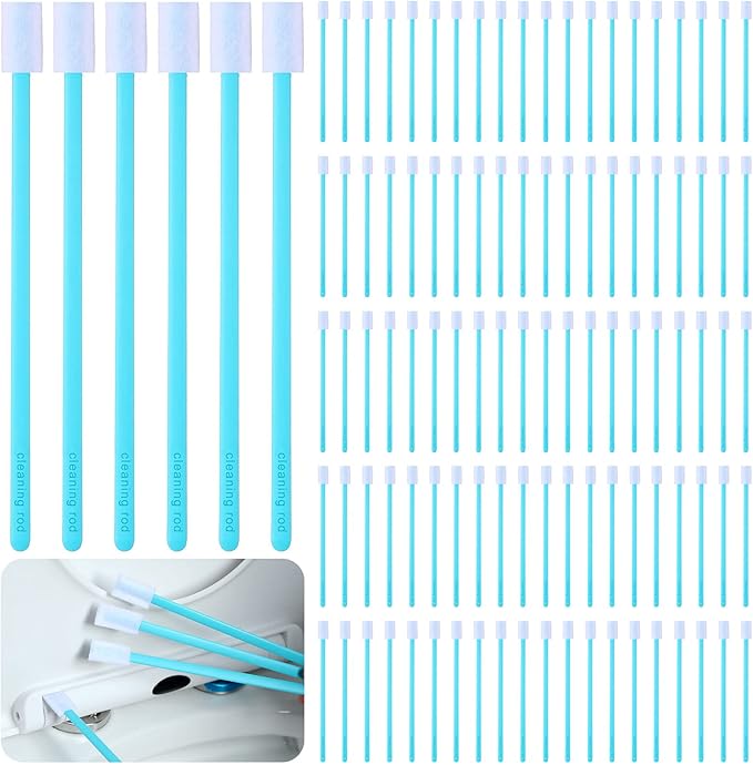 Sieral Disposable Crevice Cleaning Brushes Bulk Disposable Crevice Cleaner Tools for Toilet Window Sill Keyboard Car Ac(100 Pcs)