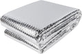 winemana Window Insulation Roll, 24IN x 10FT Reflective Heat Shield Bubble Film, Double-Sided Aluminum Foil Insulation, Weatherproof Garage Door Cover for Windows, RV, Basement, Winter & Summer