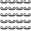 Nail Cleaning Brush- 20 Pcs Home Plastic Nail Brushes with Black Handle Grip Fingernial Brush Cleaner Travel Portable Nail Art Manicure Tools for Toes and Nails