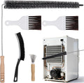 Palksky Refrigerator Coil Cleaning Brush Set, Fridge Radiator Brush & Condenser Coil Cleaning Brush for Dust Removal, Crevice Gap Cleaning Tool for Tight Spaces (5-Pack) ﻿