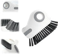 2 in 1 Groove Cleaning Brush with Sprayer, Window Track Cleaning Brush Tools, Sliding Door Track Cleaner, Crevice Cleaning Brush with Hidden Scraperfor Sliding Door Track, 2026 New Hard Bristle
