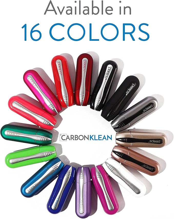 CarbonKlean Peeps Glasses Cleaner - for Eyeglasses, Reading Glasses, and More - Lens Cleaner with Carbon Microfiber Tech-Injected Pink-3 Count (Pack of 1)