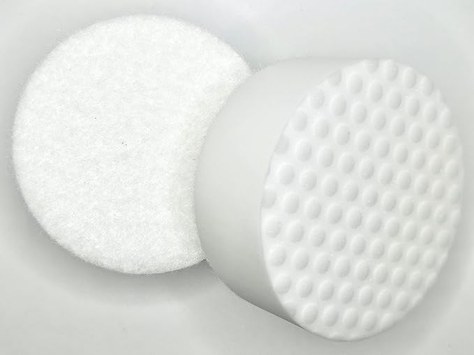 Refill Pack of 12 Drill Powered XL 4.5” Magic Sponge Erasers | Compatible with RotoEraser | 25% Thicker Ultra Durable Melamine Cleaning Eraser Pads for Bathroom Kitchen Floors Round 4.5" x 1.25" Thick