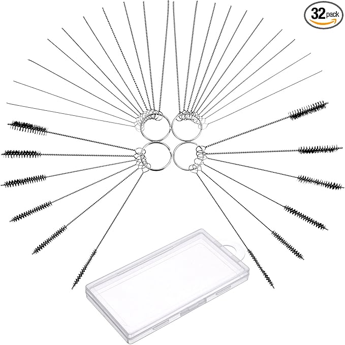 Frienda Carburetor Cleaning Kit - Cleaner Tool with Brushes, Including Nylon Tube Brush and Cleaning Needles