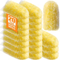 20 Count 360° Heavy Duty Duster Refills, Compatible with Swiffer Duster, Larger Size Disposable Electrostatic Microfiber Dusters, 4X Thick Cleaning Dusters, Unscented