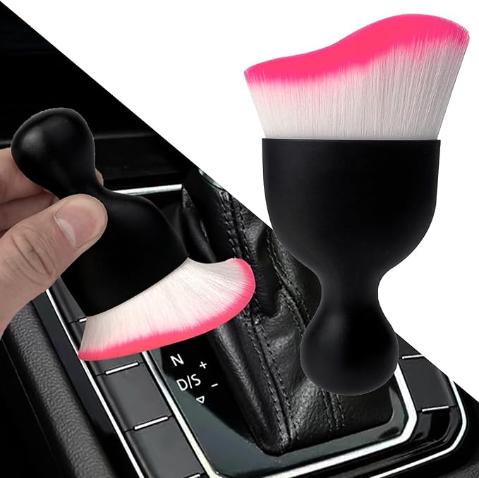 Car Interior Dust Brush, Auto Detailing Brush, Soft Bristles Car Cleaning Brushes, Tool for Air Conditioner Vents, Leather, Computer, Scratch Free, Car Interior Accessories