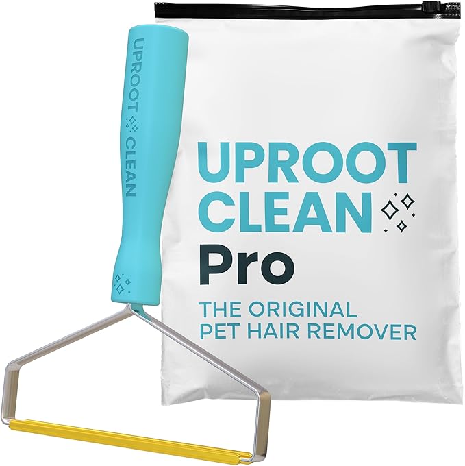 Uproot Cleaner Pro Pet Hair Removal Tool - Special Dog Hair Remover Multi Fabric Edge and Carpet Rake by Uproot Clean - Cat Fur Remover for Couch, Pet Towers, Rugs, Cat Mats and Trunks & Much More