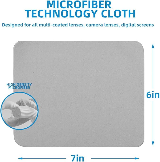15 Pcs Glasses Cleaning Cloth Cleaner Wipes for Sunglasses, Cell Phone, Laptop, Jewelry, Cameras and LCD TV Screens (5 Colors)