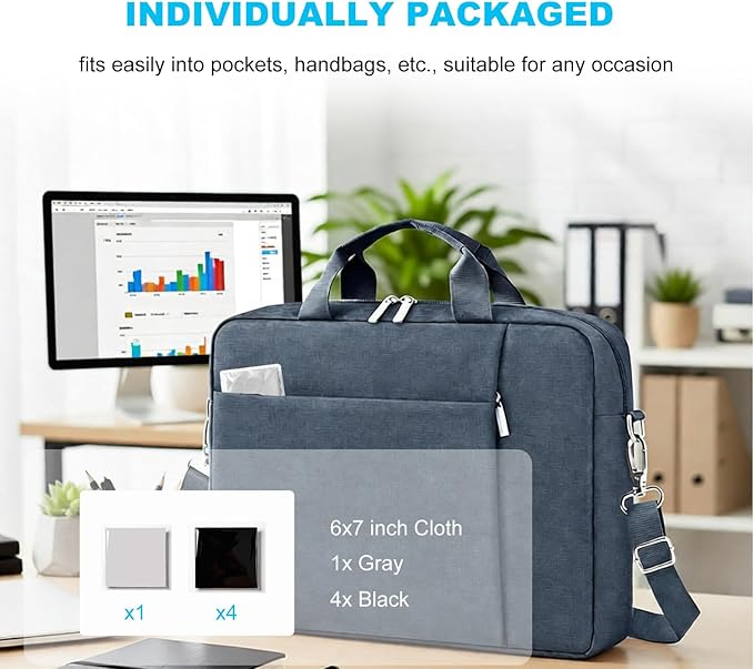 5 Pack Lens Cleaning Cloth, Glasses Cleaning Cloths, Eyeglass Lens Cleaner, Eyeglasses, Camera, VR/AR Headset, Laptop Phone Tablet iPhone iPad Screen Cleaner Cloth, Microfiber Cleaning Cloth
