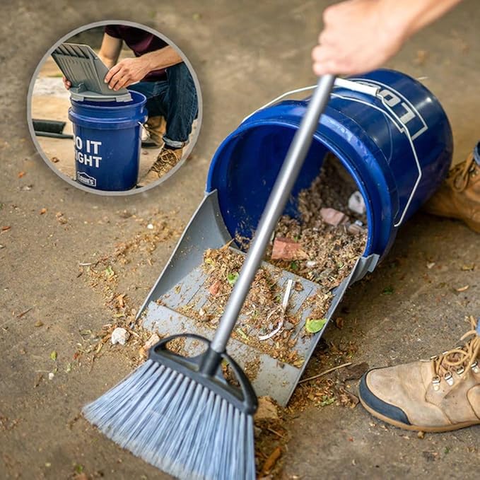 Project Source QuikLid ClipOn Dust Pan 5Gallon Bucket Accessory