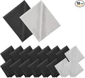 18 Pack Premium Microfiber Cleaning Cloths for Glasses, Glasses Cleaning Cloth for Cleaning Lenses, Screens, Cameras, Cell Phone, Eyeglasses, LCD TV Screens, Tablets and More