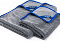SHSCLY Super Absorbent Microfiber Car Drying Towel, 1 Piece 33" x 29", 1 Piece 24" x 20"