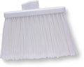 SPARTA Plastic Broom Head, Angled, Flagged for Small Debris Indoor, Outdoor, Home, Restaurant, Lobby, Office, 12 Inches, White