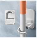 1 Pack Broom and Mop Holder Wall Mount No Drill，Mop and Broom Gripper，Broom Handle Hanger，Household Cleaning Organizer, Holds up to 6 lb