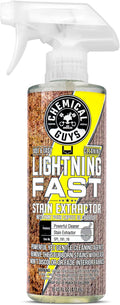 Chemical Guys Lightning Fast Carpet and Upholstery Stain Extractor - Chemical Guys Carpet Cleaner, Great for Fabric, Upholstery, Cars, Home, Office, Furniture, and More, Fresh Scent - 16 oz