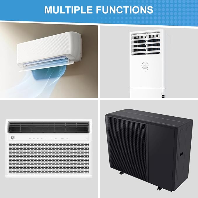 Aufind 7 PCS Different Air Conditioner Fin Cleaner kit, Brush Condenser Ac Coil Cleaner Air Refrigerator Fin Cleaner Evaporator Radiator Repair Clean Tool