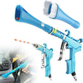 Tornado Dry Car Cleaning Gun Detailing Interior Dryer Air Blow Gun for Car Detailing Air Gun Car Dust Cleaner Air Compressor Blower Gun with Nozzle and Auto Detailing Dusting Brush