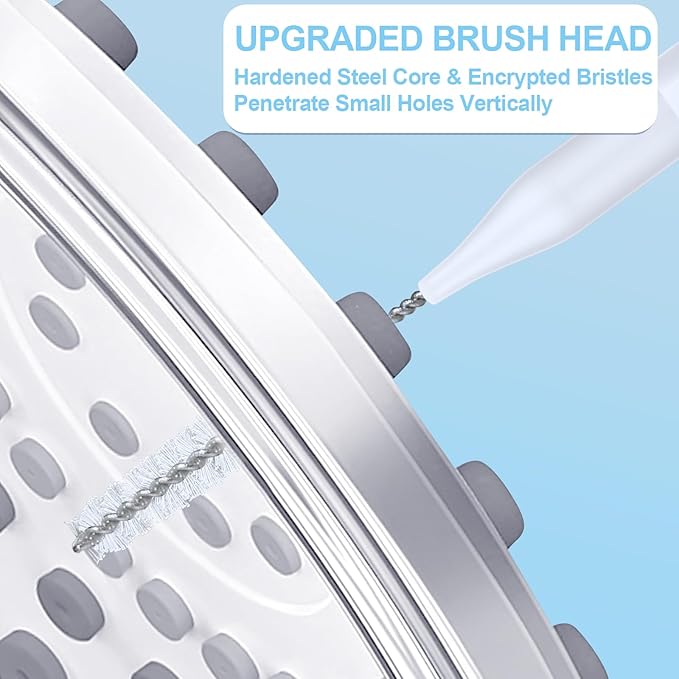 70-Piece Heavy Duty Shower Head Cleaning Brush Set - Professional Grade Bristles for Deep Cleaning Small Holes, Gaps, and Clogs - Durable & Portable Cleaning Tool Kit