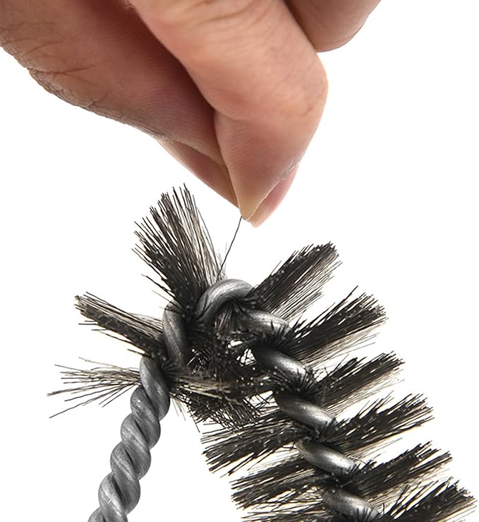 Grill Brush BBQ Grill Cleaner Brush Safe & Efficient Grill Cleaning Brush12- Stainless Steel，Oven Cleaner Brush