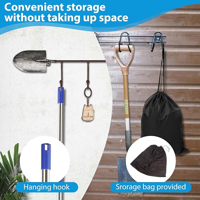Cobweb Duster with Extension Pole,4-6FT Stainless Steel Spider Web Brush with Pole,Cobweb Duster Outdoor for High Ceilings and Surfaces,Steel Long Handle, Lightweight Cleaner