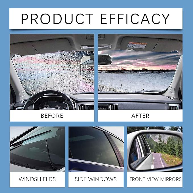 CAPEDIEM 2026 NEW Automotive Oil Film Cleaning Brush for Car Windows,Glass Cleaning Board, Suitable for Windshield Glass Oil Film Remover, Car Windshield Cleaner (red)
