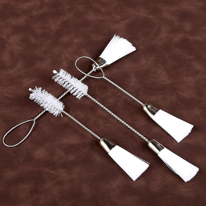 8 Pack Sewing Machine Cleaning Brushes with Nylon Bristles Double Ended Sewing Machine Cleaning Brush for Sewing and Quilting Machine Bobbin Case Spool Area Tight Space Embroidery Machine