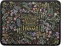 Vintage Microfiber Dish Drying Mat Wildflowers Leaves Absorbent Dry Mat for Kitchen Counter Decor