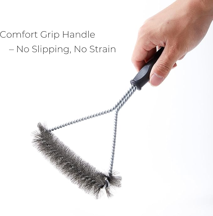 2 Pack Air Fryer Cleaning Brush | Small Grill Brush for Deep Cleaning | Air Fryer Cleaning Kit with Durable Stainless Steel Bristles for Kitchen, BBQ, and Cooking Surfaces
