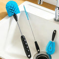 Water Bottle Cleaner Brush，Bottle Brush Tube Cleaning Lab Set with Long Handle，for Cleaning Beer Bottles, Wine Bottles,Bong，Straw Cleaner ，Crevice Cleaning，Straw Cleaner，Baby Bottle