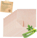 Swedish Dishcloth 10 Pack, 100% Compostable Loofah Kitchen Cloth, Super Absorbent 25x Weight, Non-Stick Oil, Reusable Cleaning Rags for Dishes & Surfaces, 7.87x7.87in