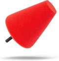 Maxshine Universal M8 Wheel Drill Finishing Cone Sponge | Professional Detailing Tool for Wheels, Rims & Upholstery | Universal Fit M8 Drill Attachment for Auto Detailing, Polishing & Cleaning