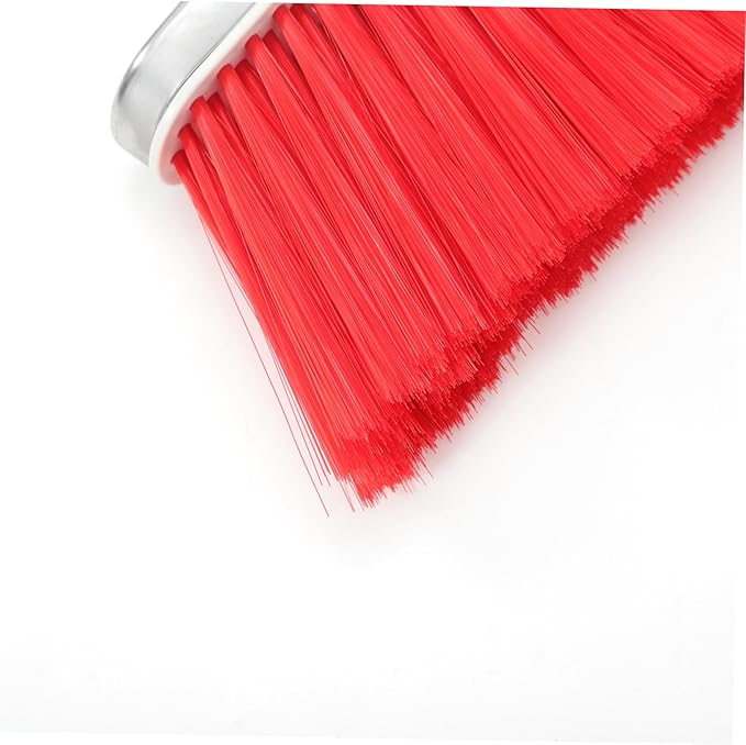 Heavy Duty Commercial Broom with Long Handle Soft Bristles for Efficient Indoor and Outdoor Floor Cleaning for Home Use and Hair Collection