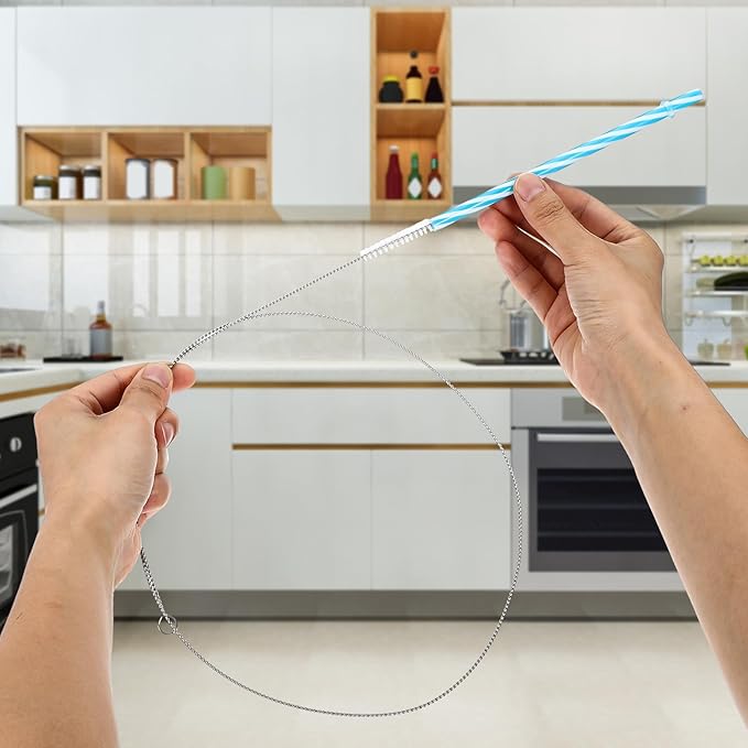 4Pcs 39.4inches Pipe Cleaners Tube Straw Brush, Extra Long Cleaning Brush for Cleaning Straw Bottle Pipe Cleaners Long Laboratory Catheter