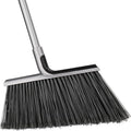 Indoor/Outdoor Broom for Floor Cleaning with 58 inch Long Handle, Angle Brooms Heavy Duty for Home Garage Kitchen Office Courtyard Lobby Lawn Concrete (Gray)