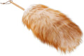 FRCOLOR Lambswool Duster with Wooden Handle, Household Cleaning Brush Tool for Dust Removal, Soft Natural Wool Fiber for Home, Car, and Office Cleaning Random Color
