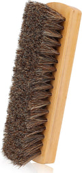 Shoe Brush, Horsehair Shoe Brush Shoe Cleaning Brush Boot Brush for Leather, Shoe Brushes Shoe Shine Brush Brush Shoe Polish Brush for Cleaning and Care Leather Shoes Clean Dauber Applicators