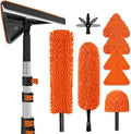 20FT Reach Duster Cleaner Kit, Dusters for Cleaning with Extension Pole, Baseboard & Wall and Window Cleaner Mop for Fan Blades, High Ceiling and Cobweb